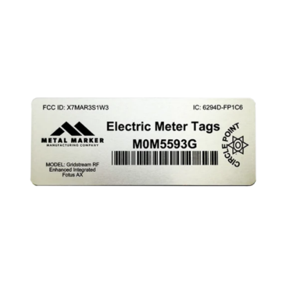 Picture of Metal Marker Electric Meter Tags