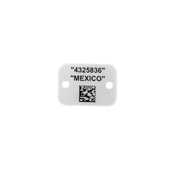 Picture of Metal Marker Data Matrix Tags