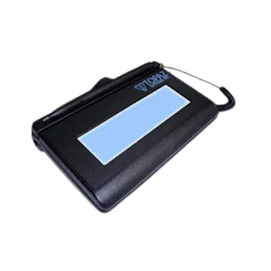 Picture of Topaz T-LBK460-B-R SigLite 1x5 Signature Capture Pad (USB Backlit/Serial Backlit)