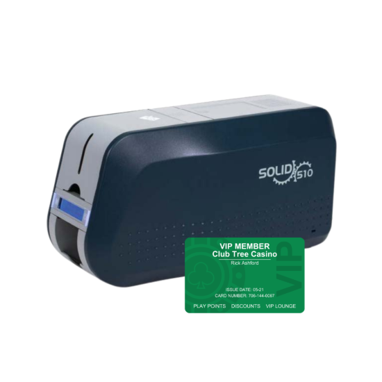 Picture of IDP SOLID 510 Casino Open Card ID Card Printer