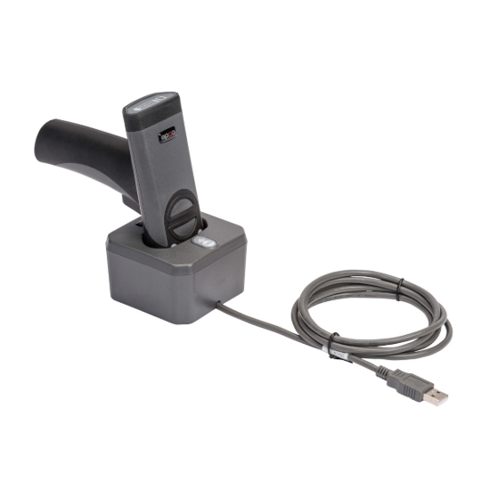 Picture of Brady 176516 Barcode Reader 2700 Handheld Wireless Handle Barcode Scanner w/ Charging Station