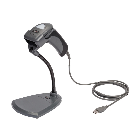 Picture of Brady 176511 Barcode Reader 1500 Handheld Wired Barcode Scanner with Stand