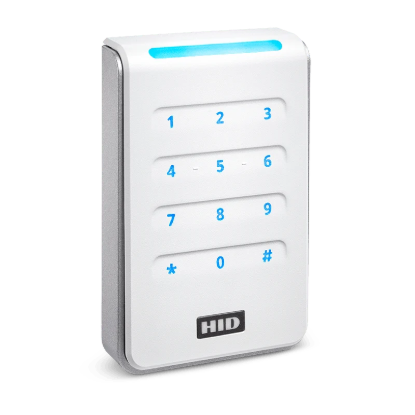 HID Signo 40K White Contactless Smartcard Keypad Reader