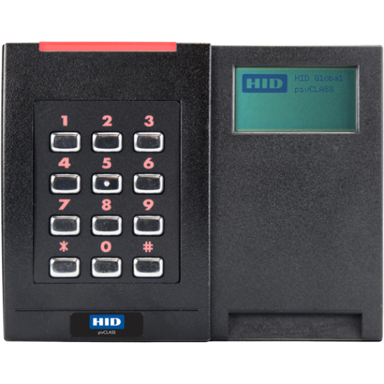 Picture of HID pivCLASS RKCL40 Dual Interface Reader with LCD