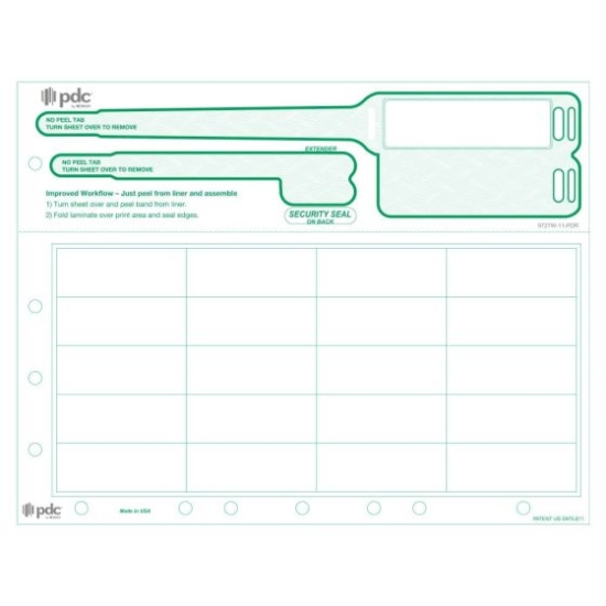 Picture of DuraPrint® Laser Patient ID Wristband, Right-Aligned, Adult, Extender, 20 Labels (1000 Sheets)