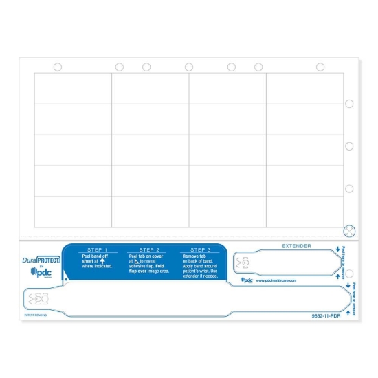 Picture of DuraProtect® Laser Patient ID Wristband, Adult, Tamper Evident, 20 Labels (1000 Sheets)
