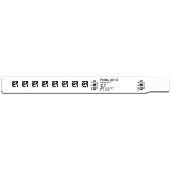 Picture of ScanBand® DR Thermal Patient ID Wristband, Adult, 1" Core