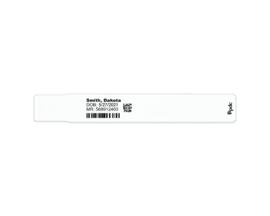 Picture of ScanBand® Soft Thermal Hospital Wristband, Pediatric, 1" Core, 1,800 Bands per Box