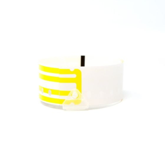 Picture of CompuBand® Direct Thermal Patient ID Wristband, Adult, 1" Core, 3.8" Outer Diameter, Yellow