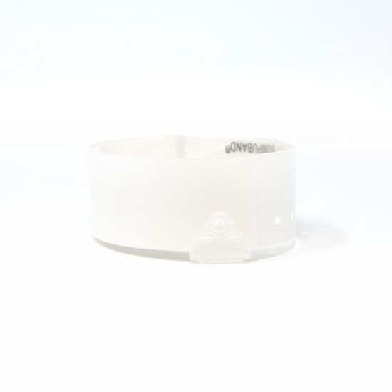 Picture of CompuBand® Soft Direct Thermal Patient ID Wristband, Adult/Pediatric, 1.5" Core, White