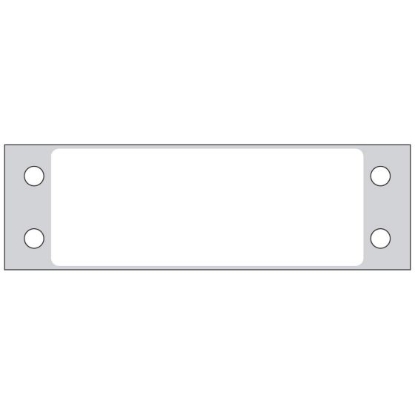 Picture of PDC Permanent Dot Matrix Paper Label, 2-1/2" x 15/16", White, 5,000 per Box