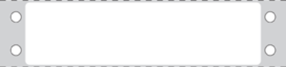 Picture of PDC Permanent Dot Matrix Paper Label, 3-1/2" x 15/16", White, 5,000 per Box