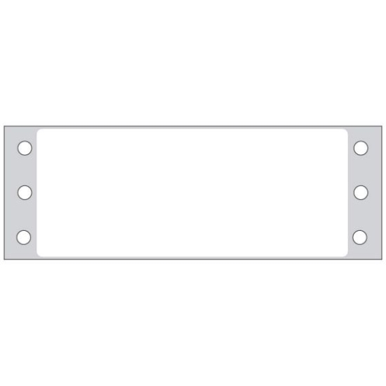 Picture of PDC Permanent Dot Matrix Paper Label, 3-1/2" x 1-7/16", White, 5,000 per Box