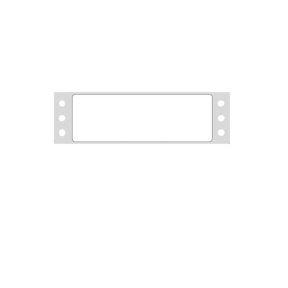 Picture of PDC Permanent Dot Matrix Paper Label, 4" x 1-7/16", White, 5,000 per Case