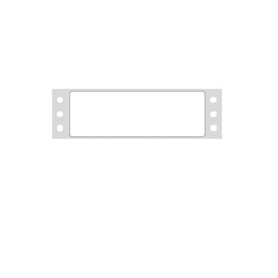Picture of PDC Permanent Dot Matrix Paper Label, 4" x 1-7/16", White, 5,000 per Case