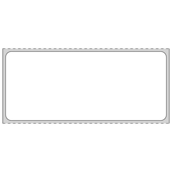 Picture of PDC Permanent Thermal Transfer Paper Label, 3-1/2" x 1-1/2", White, 3" Core, 3,500 per Roll