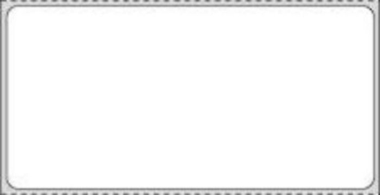 Picture of PDC Permanent Thermal Transfer Paper Label, 4" x 2", White, 1" Core, 735 per Roll