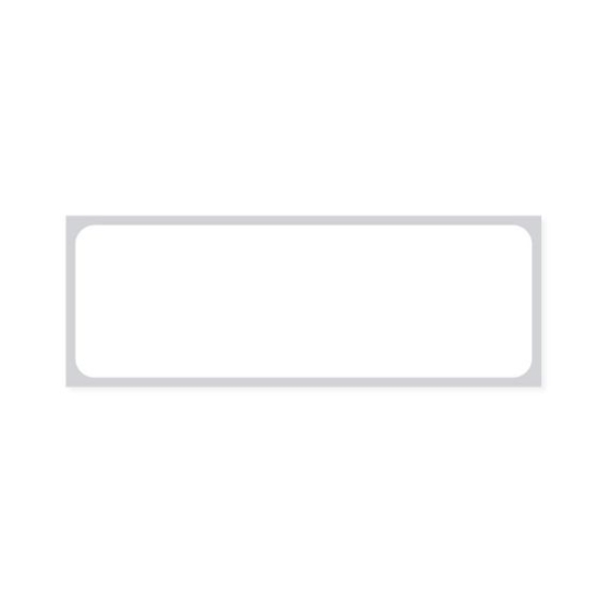 Picture of PDC Permanent Thermal Transfer Paper Label, 4" x 2-1/2", White, 1" Core, 600 per Roll
