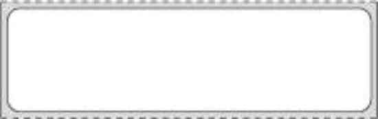 Picture of PDC Permanent Thermal Transfer Paper Label, 3-1/2" x 1", White, 1" Core, 1,300 per Roll
