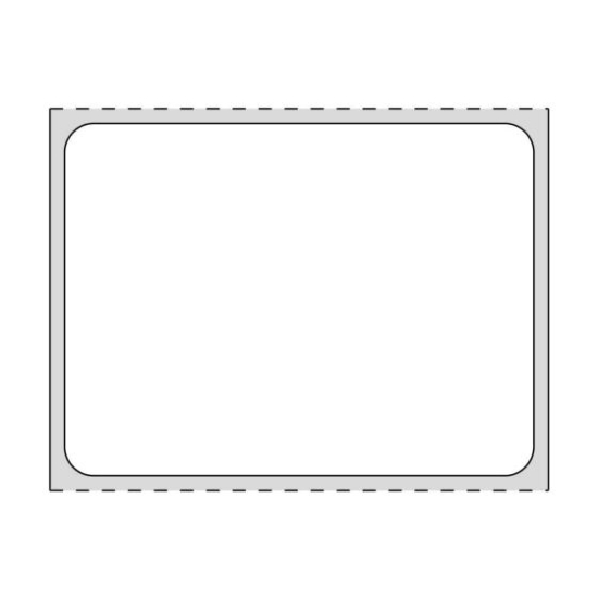 Picture of PDC Permanent Thermal Transfer Paper Label, 2" x 1-1/2", White, 1" Core, 760 per Roll