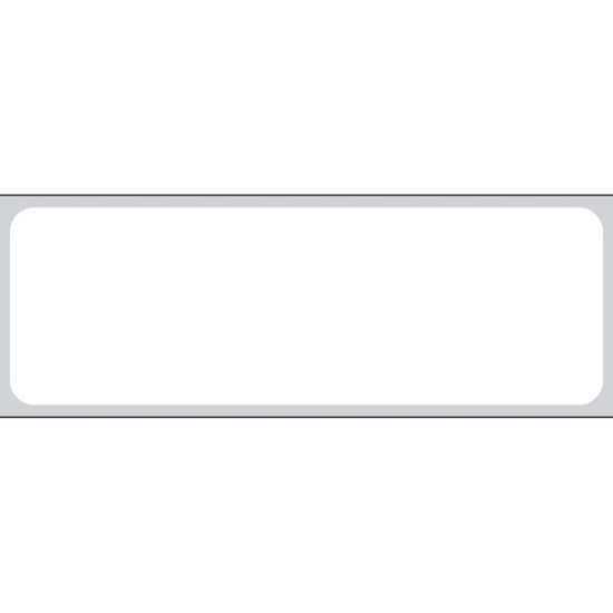 Picture of PDC Permanent Thermal Transfer Paper Label, 3" x 1", White, 3" Core, 5,500 per Roll