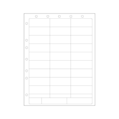 Picture of PDC DataMate Laser Chart Label, 2-1/2" x 1", White, 4 Packs of 250 per Case
