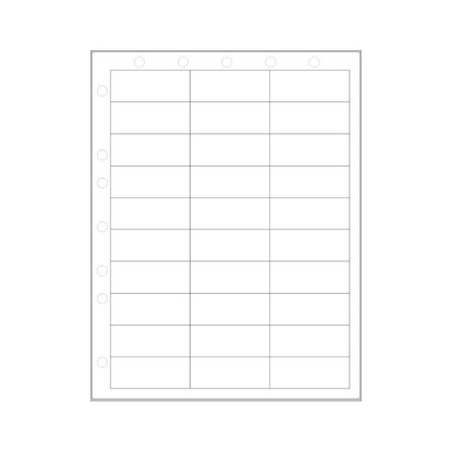 Picture of PDC DataMate® Laser Chart Label, Epic Compatible, 2-1/2" x 1", White, 30 Labels per Sheet, 4 Packs of 250 per Box