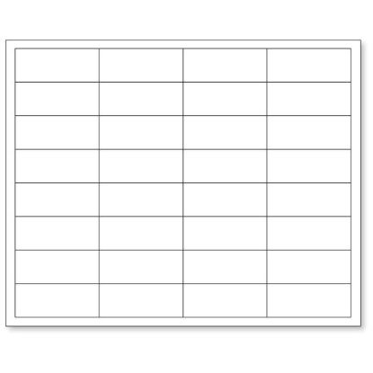 Picture of PDC Laser Chart Label, 2-5/8" x 1", White, 250 per Case