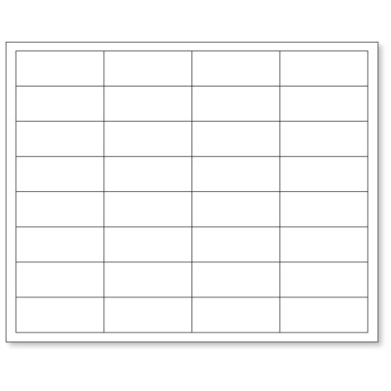 Picture of PDC Laser Chart Label, 2-5/8" x 1", White, 250 per Case