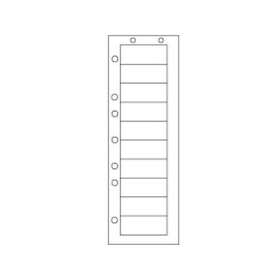 Picture of PDC Laser Chart Label, 2-1/2" x 1", White, 10 Labels per Sheet, 4 Packs of 250 Sheets per Case