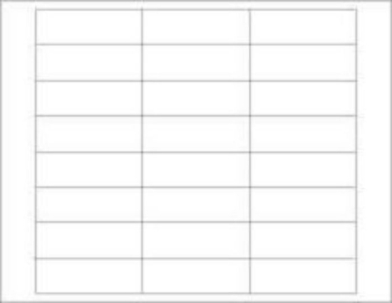 Picture of PDC Laser Wristband Chart Label, 3" x 1", White, 4 Packs of 250 per Case
