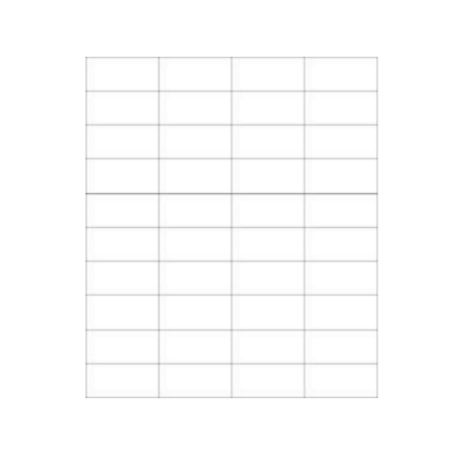 Picture of PDC Laser Chart Label, 2-1/8" x 1", White, 100 per Pack
