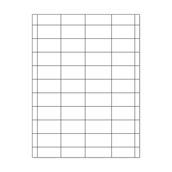 Picture of PDC Laser Chart Label, 2" x 1", White, 100 per Pack