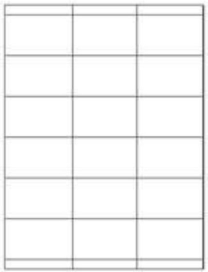 Picture of PDC Laser Chart Label, 2-3/4" x 1-3/4", White, 100 per Pack