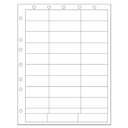 Picture of PDC Laser Chart Labels with Holes, Multiple Sizes, White, 33 Labels per Sheet, 4 Packs of 250 Sheets per Case