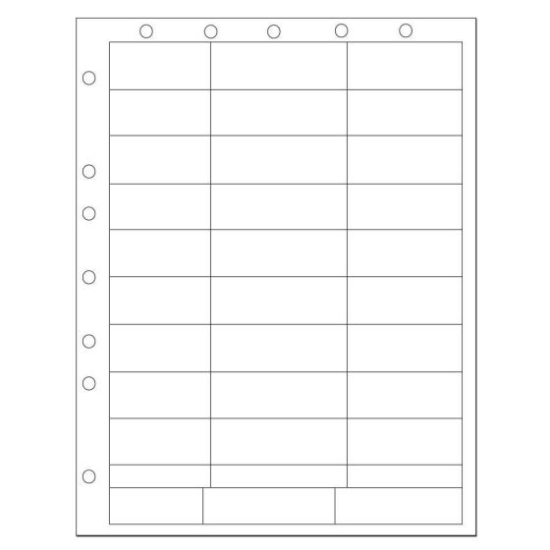 Picture of PDC Laser Chart Labels with Holes, Multiple Sizes, White, 33 Labels per Sheet, 4 Packs of 250 Sheets per Case