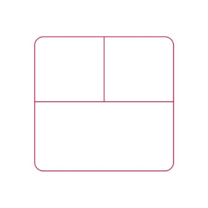 Picture of PDC Direct Thermal General Purpose Paper Label, 2" x 1-15/16", White, 3/4" Core, 225 per Roll