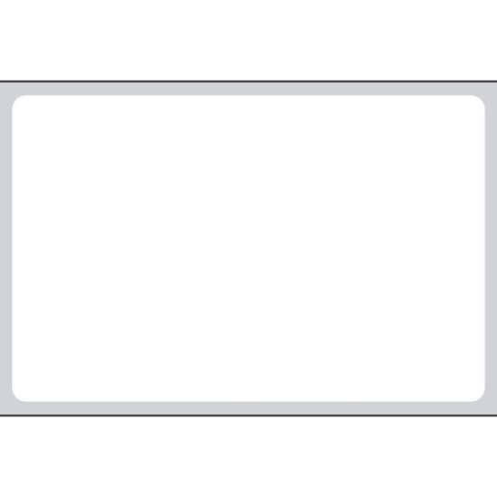Picture of PDC Permanent Direct Thermal Paper Label, 2-1/8" x 1-3/8", White, 3" Core, 4,000 per Roll