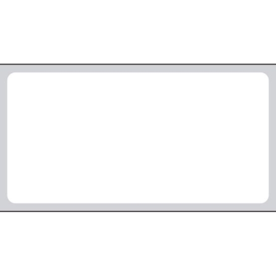 Picture of PDC Direct Thermal Paper Label, 2-1/8" x 1-3/8", White, 3" Core, 4,000 per Roll