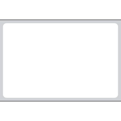 Picture of PDC Permanent Direct Thermal IR Paper Label, 2-1/8" x 1-3/8", White, 3" Core, 4,000 per Roll