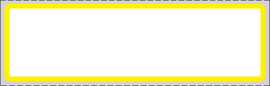 Picture of PDC Permanent Direct Thermal Paper Label, 3-1/2" x 1", White with Yellow, 1" Core, 1,300 per Roll