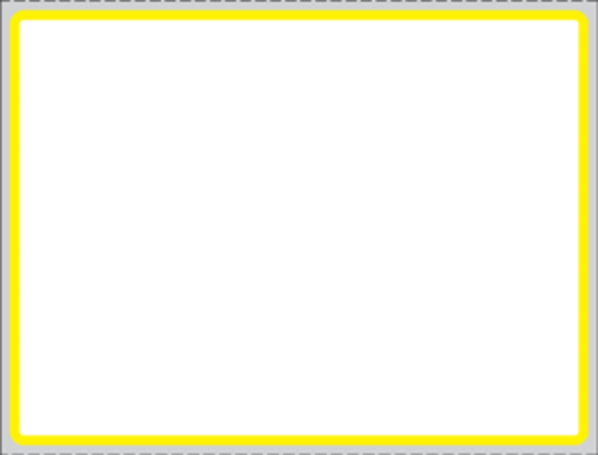 Picture of PDC Permanent Direct Thermal Paper Label, 4" x 3", White with Yellow, 1" Core, 500 per Roll