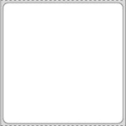 Picture of PDC Permanent Direct Thermal Paper Label, 3" x 3", White, 1" Core, 500 per Roll