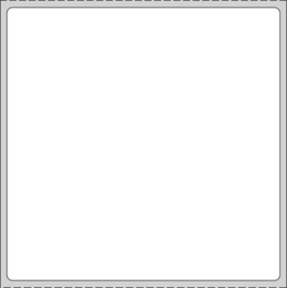 Picture of PDC Removable Direct Thermal Paper Label, 3" x 3", White, 3" Core, 1,500 per Roll