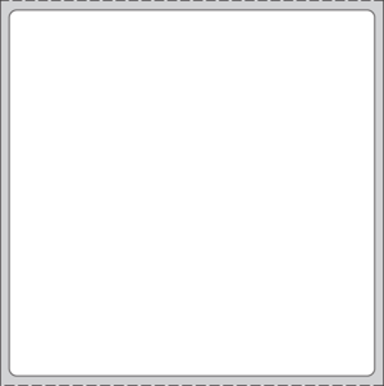 Picture of PDC Removable Direct Thermal Paper Label, 3" x 3", White, 3" Core, 1,500 per Roll
