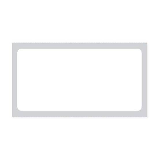 Picture of PDC Permanent Direct Thermal Paper Label, 2" x 1", White, 3" Core, 5,000 per Roll