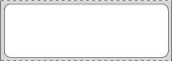 Picture of PDC Permanent Direct Thermal Paper Label, 3" x 1", White, 1" Core, 1,300 per Roll