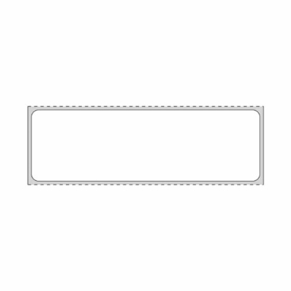 Picture of PDC Removable Direct Thermal Paper Label, 4" x 1-1/4", White, 1" Core, 960 per Roll