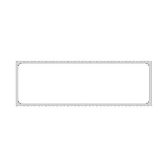 Picture of PDC Removable Direct Thermal Paper Label, 4" x 1-1/4", White, 1" Core, 960 per Roll