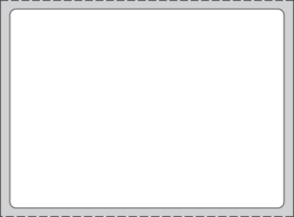 Picture of PDC Removable Direct Thermal Paper Label, 2-3/4" x 2", White, 1" Core, 735 per Roll